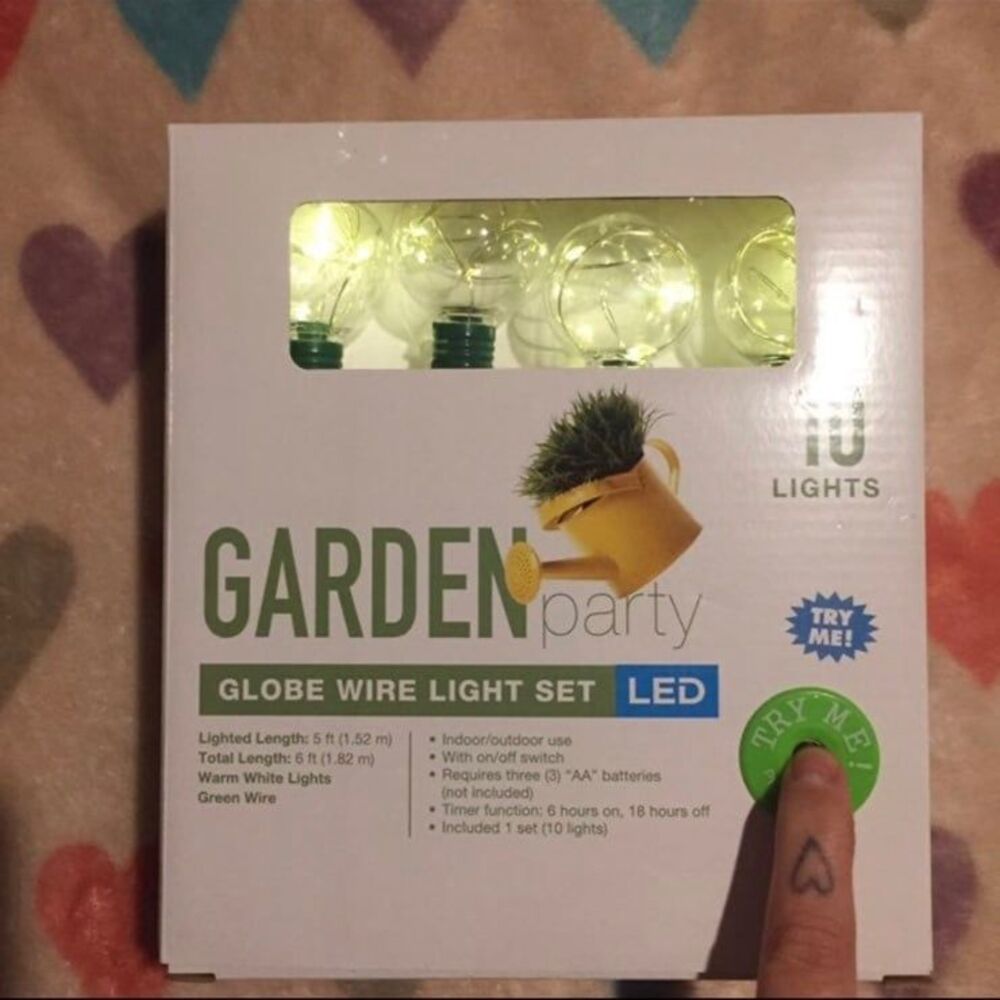 Garden Party String Light Set new